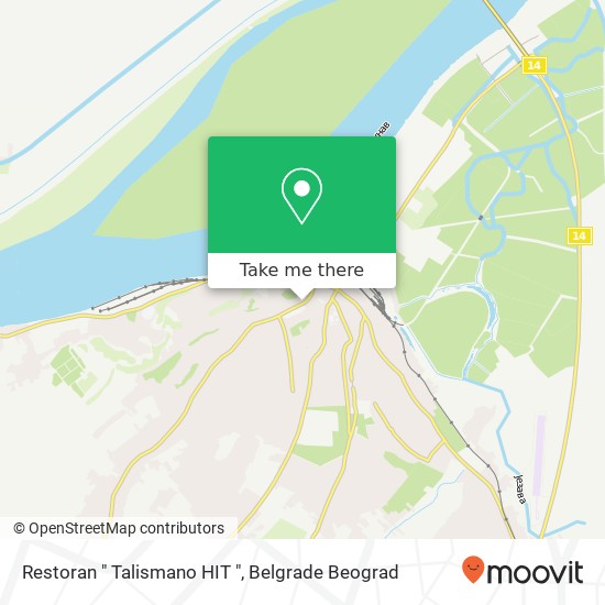 Restoran " Talismano HIT " map
