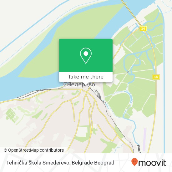 Tehnička škola Smederevo map