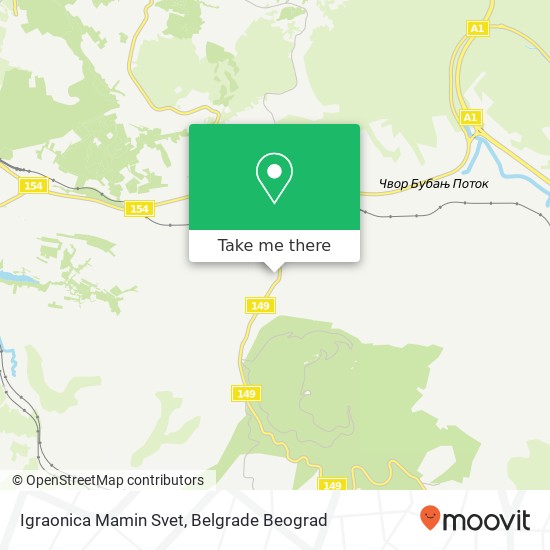 Igraonica Mamin Svet map