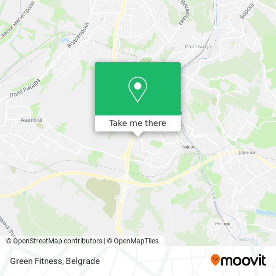 Green Fitness map