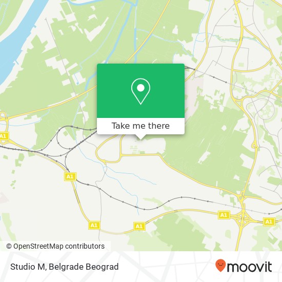 Studio M map