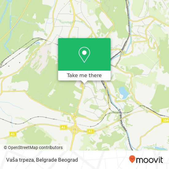 Vaša trpeza map