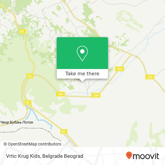 Vrtic Krug Kids map