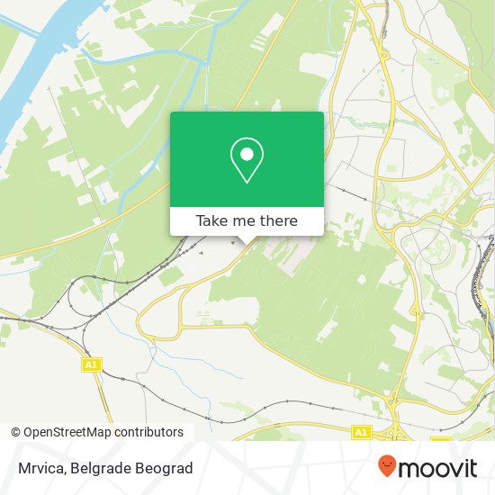 Mrvica map