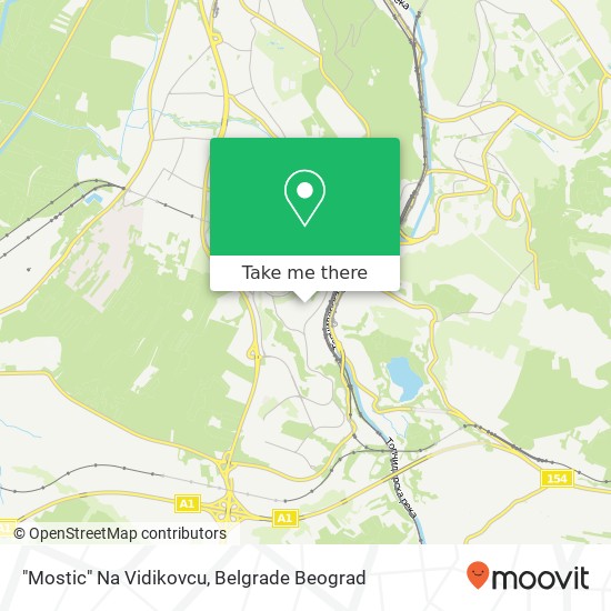 "Mostic" Na Vidikovcu map