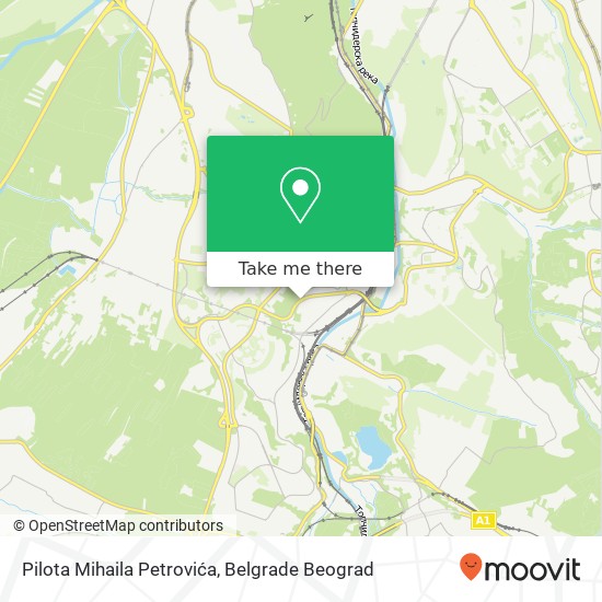 Pilota Mihaila Petrovića map