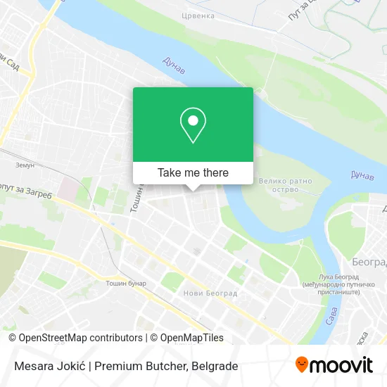 Mesara Jokić | Premium Butcher map