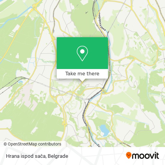 Hrana ispod sača map