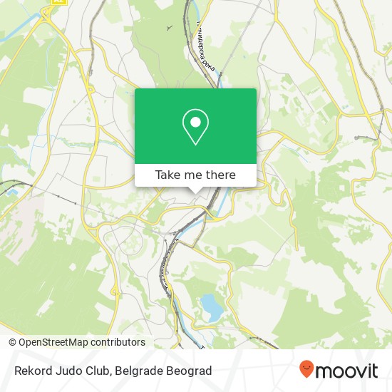 Rekord Judo Club map