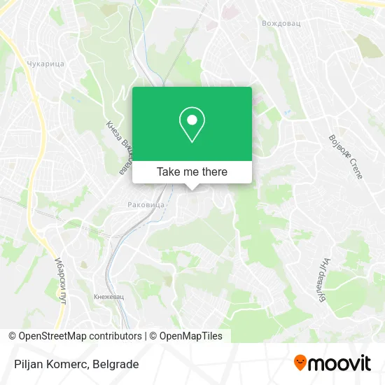 Piljan Komerc map