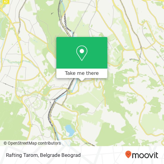 Rafting Tarom map