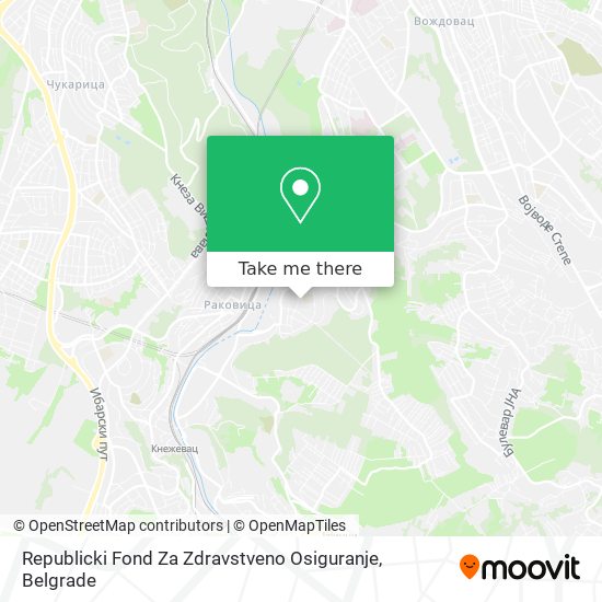 Republicki Fond Za Zdravstveno Osiguranje map