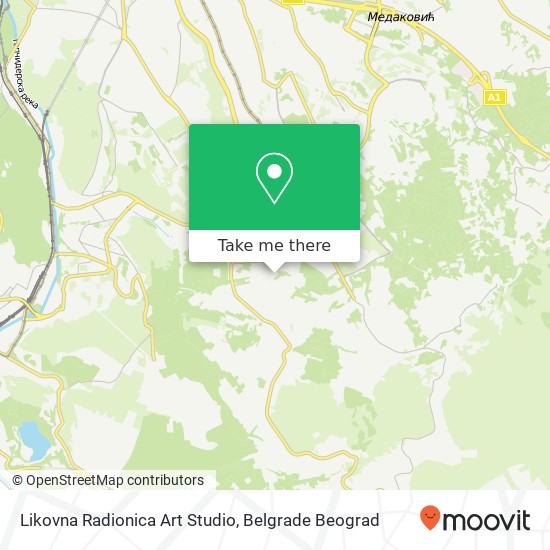 Likovna Radionica Art Studio map