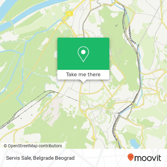 Servis Sale map