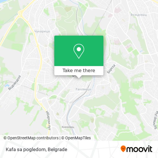 Kafa sa pogledom map