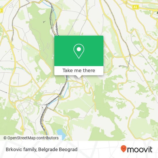 Brkovic family map