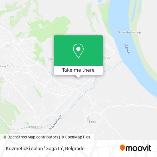 Kozmeticki salon "Gaga In" map