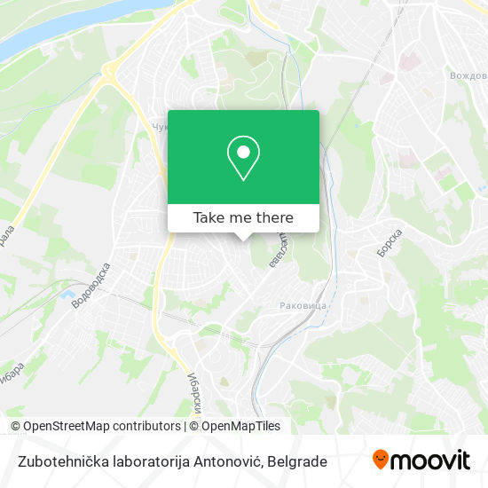 Zubotehnička laboratorija Antonović map