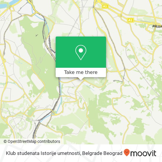 Klub studenata Istorije umetnosti map