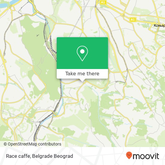 Race caffe map