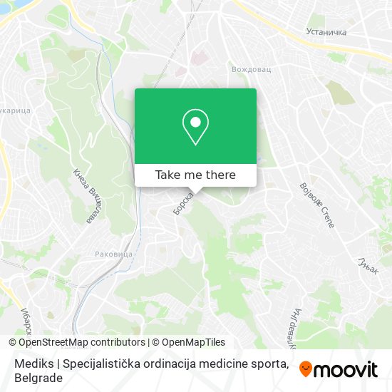 Mediks | Specijalistička ordinacija medicine sporta map