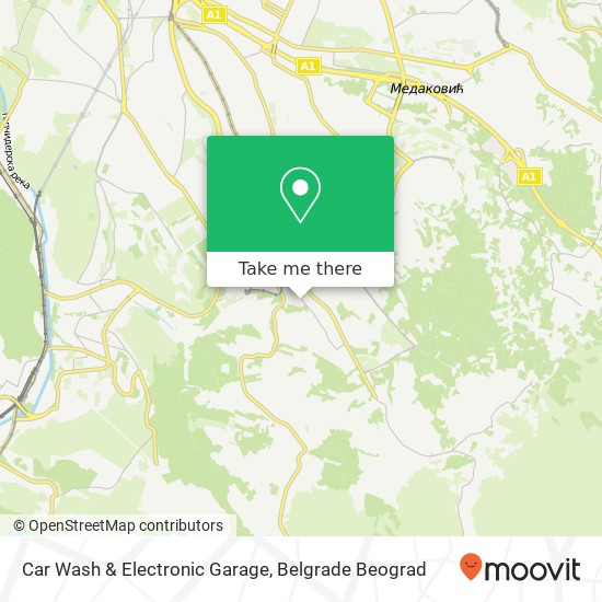 Car Wash & Electronic Garage map