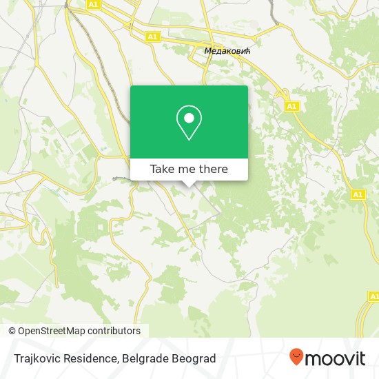 Trajkovic Residence map