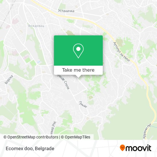 Ecomex doo map