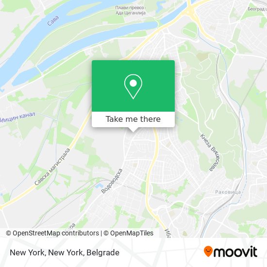 New York, New York map