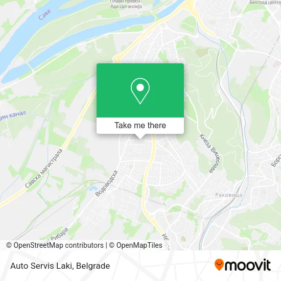 Auto Servis Laki map