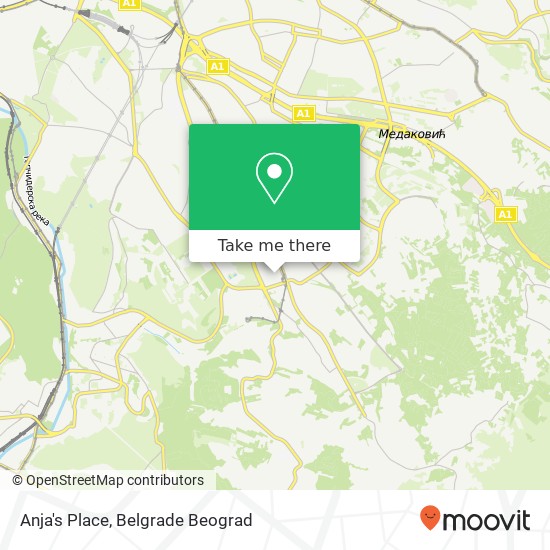 Anja's Place map