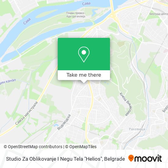 Studio Za Oblikovanje I Negu Tela "Helios" map