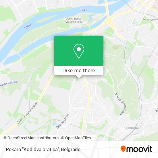 Pekara "Kod dva bratića" map
