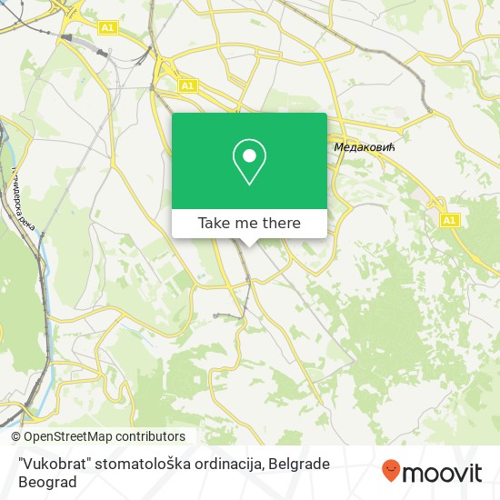 "Vukobrat" stomatološka ordinacija map