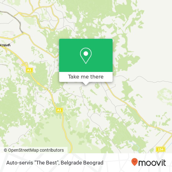 Auto-servis "The Best" map