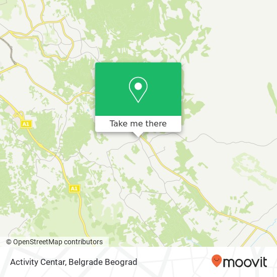 Activity Centar map