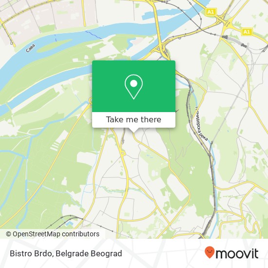 Bistro Brdo map