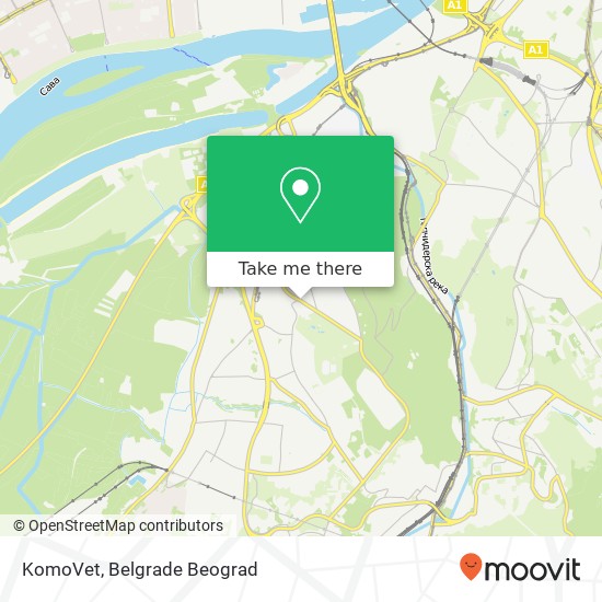 KomoVet map