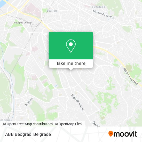 ABB Beograd map