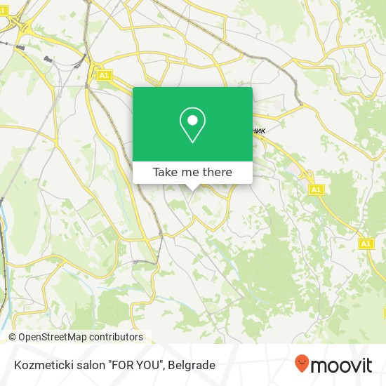 Kozmeticki salon "FOR YOU" map