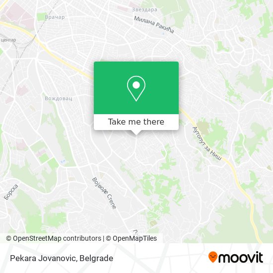 Pekara Jovanovic map