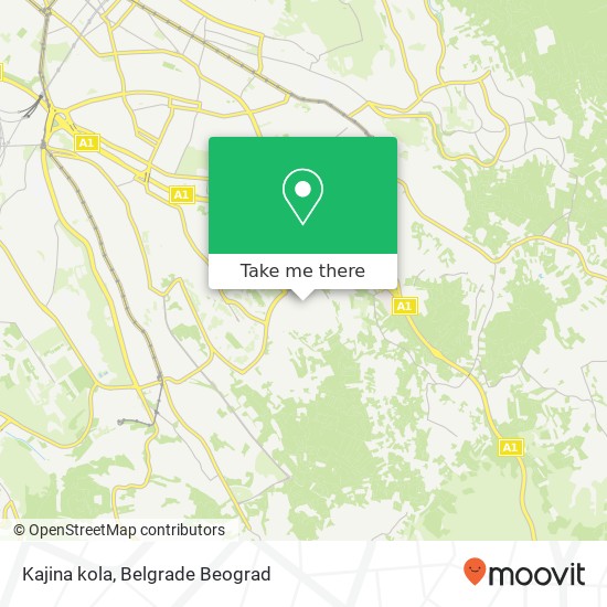 Kajina kola map