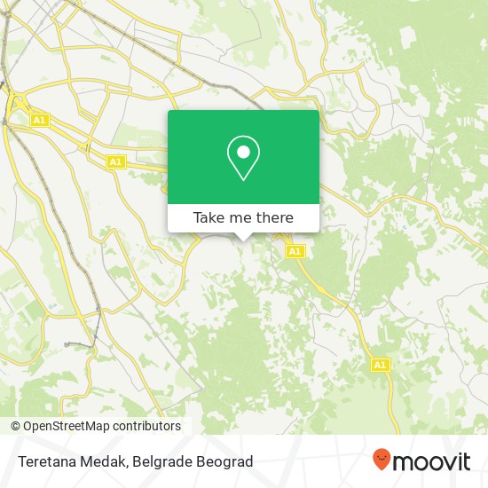 Teretana Medak map