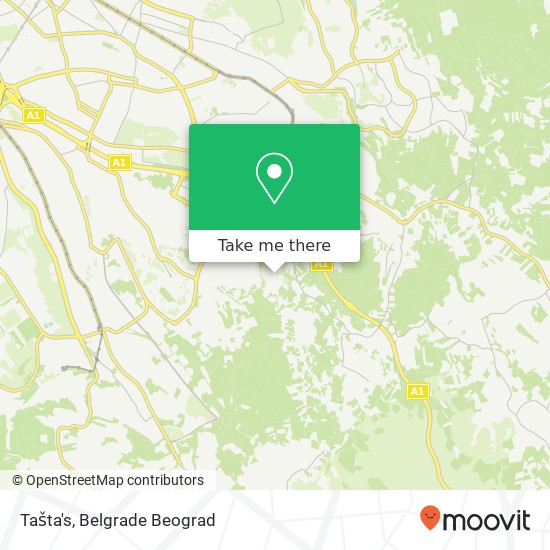 Tašta's map