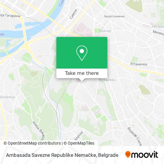 Ambasada Savezne Republike Nemačke map