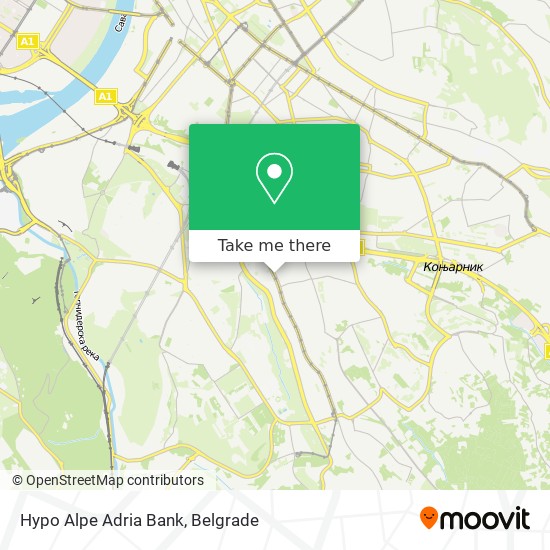 Hypo Alpe Adria Bank map