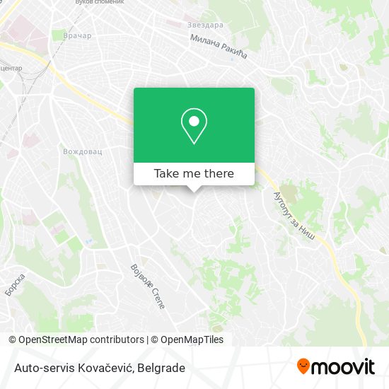 Auto-servis Kovačević map