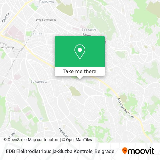 EDB Elektrodistribucija-Sluzba Kontrole map