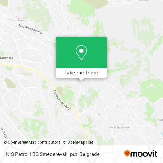 NIS Petrol | BS Smederevski put map