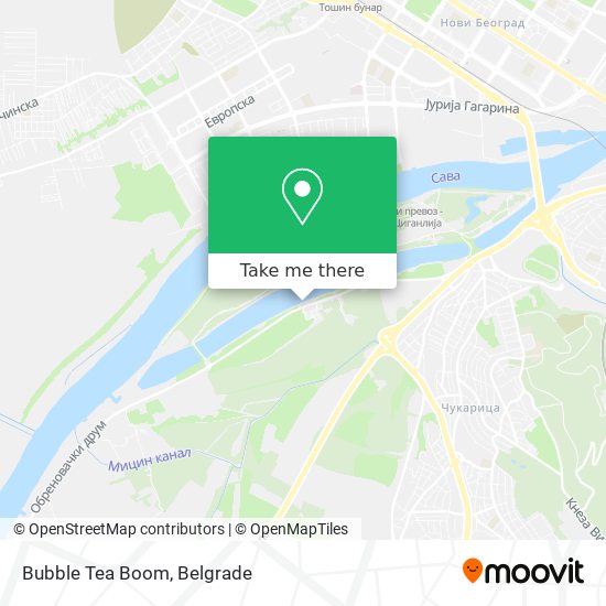 Bubble Tea Boom map